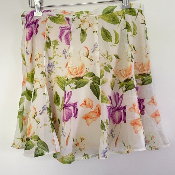 Show Me Your Mumu Floral Y2K Cottage Mini SKirt Size Small-Medium New H37 - Picture 1 of 8